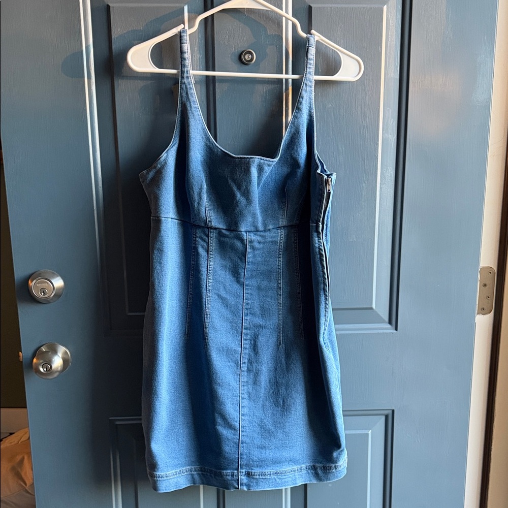 Blue Denim Dress perfect for your next Concert!